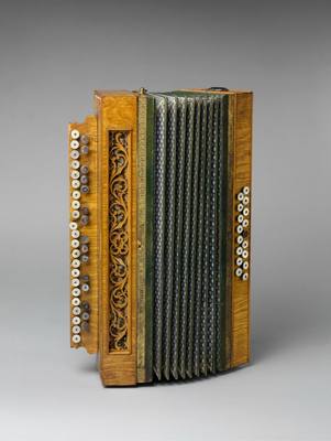 Accordion (ca. 1890) — Accordion, photograph from The Met