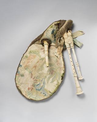 Cornemuse (mid-17th century) — Bagpipes, photograph from The Met