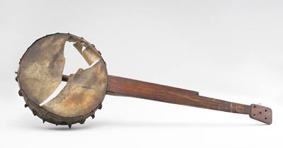 Banjo made by Lewis Snowden (1860s) — Banjo, photograph from Smithsonian
