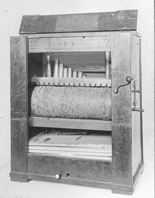 Barrel Organ (ca. 1830) — Barrel organ, photograph from The Met