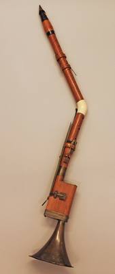 Basset Horn in F (ca. 1800) — Basset horn, photograph from The Met
