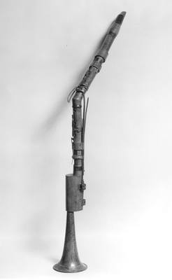Basset Horn in F (mid-19th century) — Basset horn, photograph from The Met