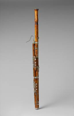 Bassoon (1881) — Bassoon, photograph from The Met