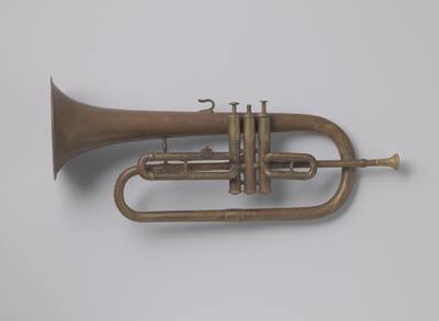 Bugle (after 1855 - before 1868) — Bugle, photograph from Rijksmuseum