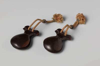 Castanets (1800 - 1822) — Castanets, photograph from Rijksmuseum