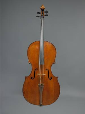 Nicolò Amati Violoncello: the "Herbert" (1677) — Cello, photograph from Smithsonian