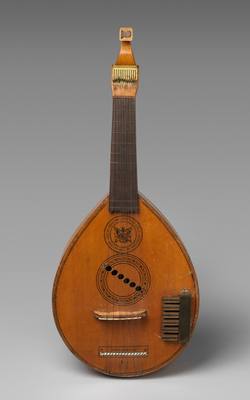 Cittern (1783–89) — Cittern, photograph from The Met