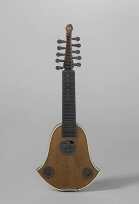Cittern (Cithrinchen) (c. 1690 - c. 1700) — Cittern, photograph from Rijksmuseum