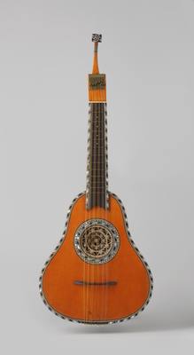 Cistre (c. 1780) — Cittern, photograph from Rijksmuseum