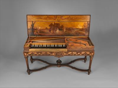 Clavichord (1763) — Clavichord, photograph from The Met