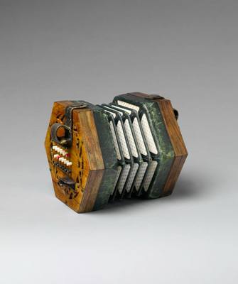 Concertina (ca. 1862) — Concertina, photograph from The Met