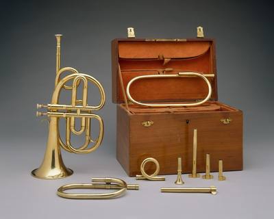 Cornet à Pistons in B-flat (1833) — Cornet, photograph from The Met