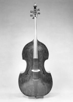 Double Bass (1734) — Double bass, photograph from The Met