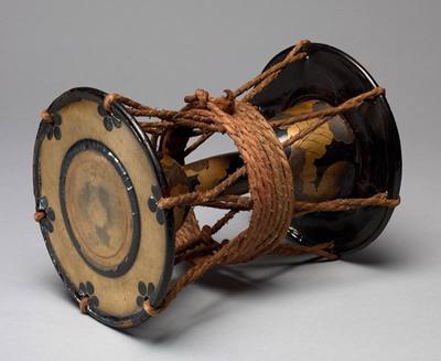 Tsuzumi Drum (1800s) — Drum, photograph from Cleveland Museum of Art