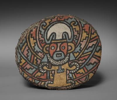 Painted Drum (500–1000) — Drum, photograph from Cleveland Museum of Art