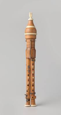 Double flageolet (c. 1830 - c. 1850) — Flageolet, photograph from Rijksmuseum