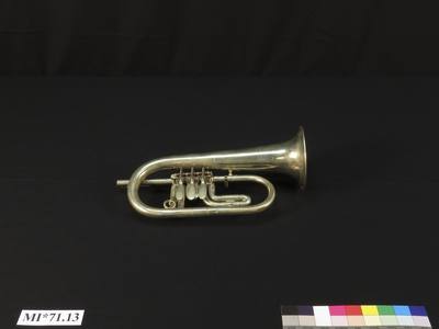 Wright & Co. Flugelhorn (1864- 865) — Flugelhorn, photograph from Smithsonian