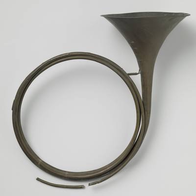 Natural horn (c. 1750 - c. 1800) — French horn, photograph from Rijksmuseum