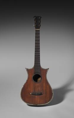 Guitar (1800s) — Guitar, photograph from Cleveland Museum of Art