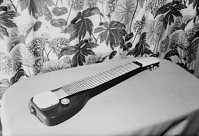 Hawaii guitar. Skandia Musik AB. (Undated) — Guitar, photograph from Europeana