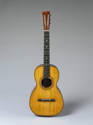 Guitar (ca. 1870) — Guitar, photograph from The Met