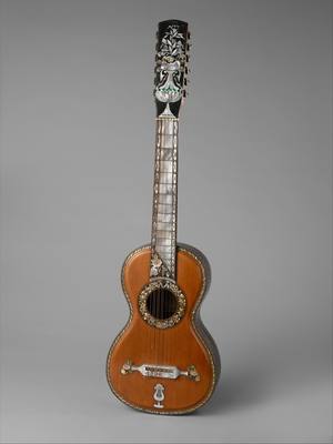 Guitarra Séptima (Seven-course guitar) (ca. 1880) — Guitar, photograph from The Met