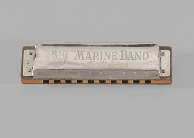 Harmonica played by DeFord Bailey (ca. 1976) — Harmonica, photograph from Smithsonian