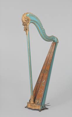 Harp (c. 1780) — Harp, photograph from Rijksmuseum
