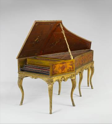 Harpsichord (1742) — Harpsichord, photograph from The Met