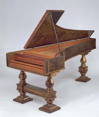 Harpsichord (1666) — Harpsichord, photograph from The Met