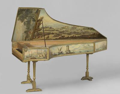 Harpsichord (c. 1690) — Harpsichord, photograph from Rijksmuseum