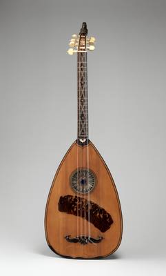 Lâvta (lute) (ca. 1870) — Lute, photograph from The Met
