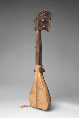 Himalayan Lute (Sgra-Snyan) (19th Century) — Lute, photograph from The Met