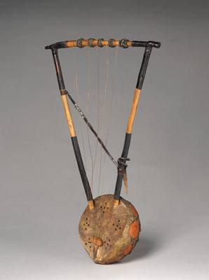 Bowl Lyre (19th century) — Lyre, photograph from The Met