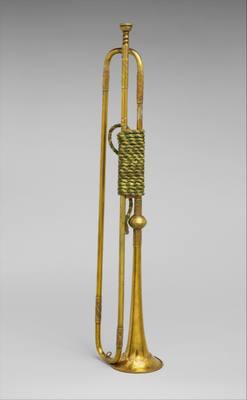 Natural Trumpet (late 17th century) — Natural trumpet, photograph from The Met