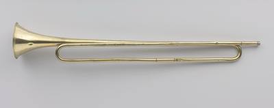 Natural trumpet (signal trumpet) (c. 1800 - c. 1830) — Natural trumpet, photograph from Rijksmuseum