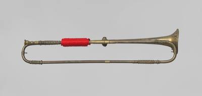 Trumpet (c. 1714 - in or before 1722) — Natural trumpet, photograph from Rijksmuseum