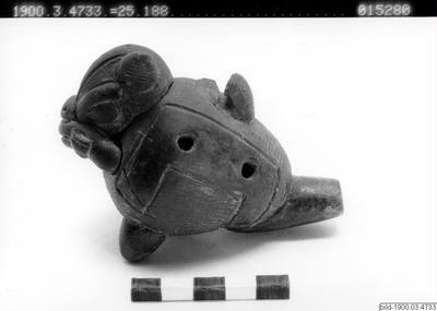 Clay cuckoo, flute, okarina (Undated) — Ocarina, photograph from Europeana