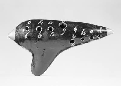 Ocarina (ca. 1900) — Ocarina, photograph from The Met