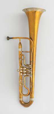 Valved Ophicleide (Bombardon) in B-flat (1855–60) — Ophicleide, photograph from The Met