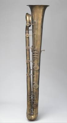 Bass Ophicleide in C (?) (1837–54) — Ophicleide, photograph from The Met
