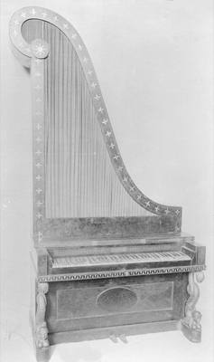 Upright (Giraffe) Piano (ca. 1830–40) — Piano, photograph from The Met