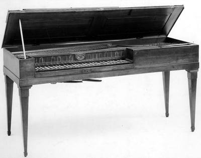 Square Piano (ca. 1800) — Piano, photograph from The Met