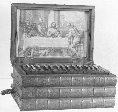 Book Harmonium (19th century) — Reed organ, photograph from The Met