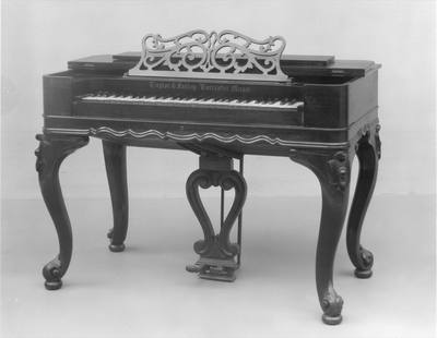 Melodeon (1867) — Reed organ, photograph from The Met
