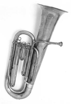Contrabass Saxhorn in E-flat (mid to late 19th century) — Saxhorn, photograph from The Met