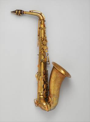 Alto saxophone in E-flat (ca. 1855) — Saxophone, photograph from The Met