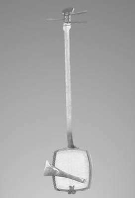 Shamisen (三味線) (ca. 1875) — Shamisen, photograph from The Met