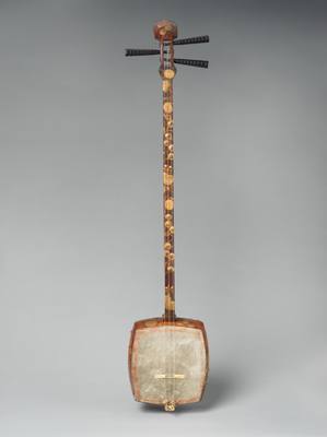 Shamisen (1891) — Shamisen, photograph from The Met