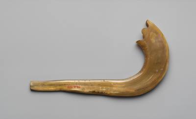 Shofar (19th century) — Shofar, photograph from The Met